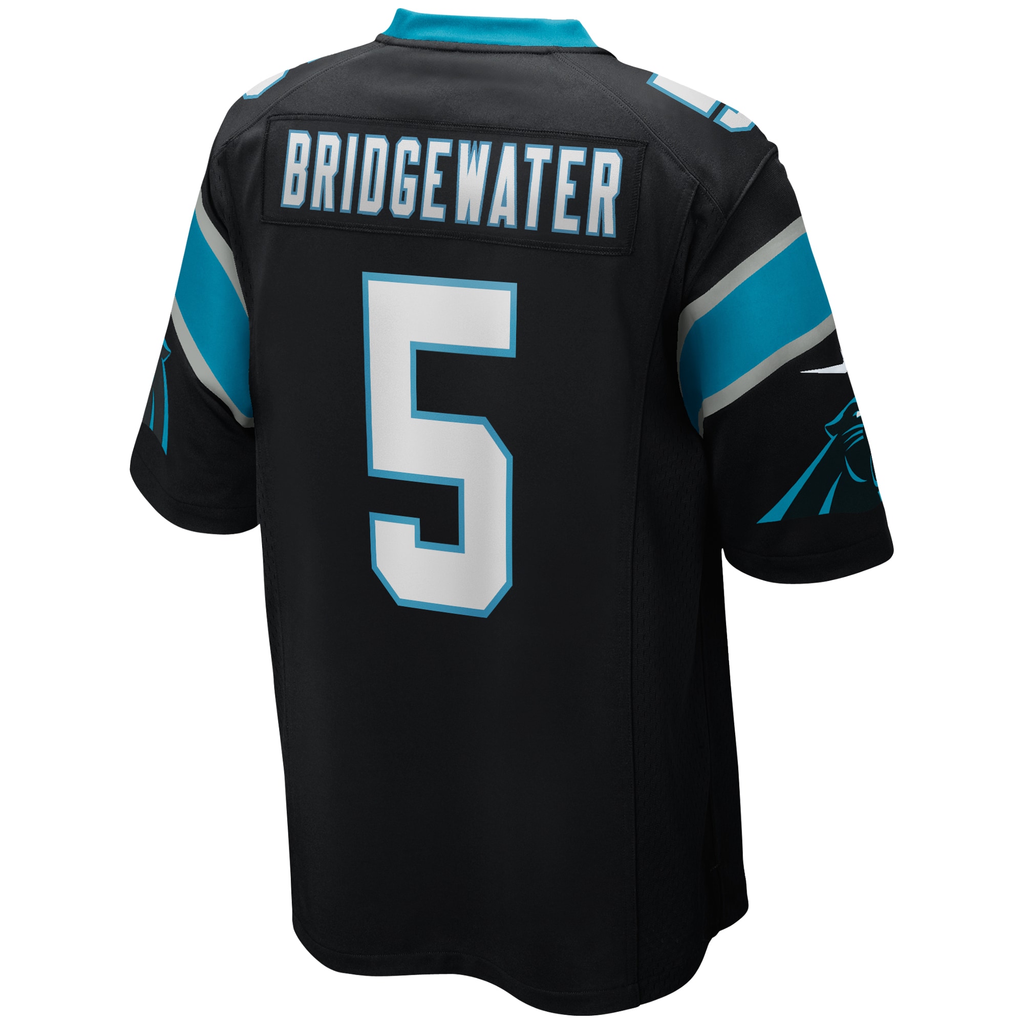 Men's Carolina Panthers Teddy Bridgewater Black Game Player Jersey