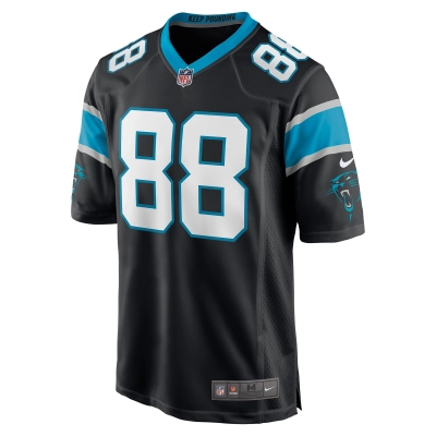 Men's Carolina Panthers Terrace Marshall Jr. Black 2021 NFL Draft Pick Player Game Jersey 02