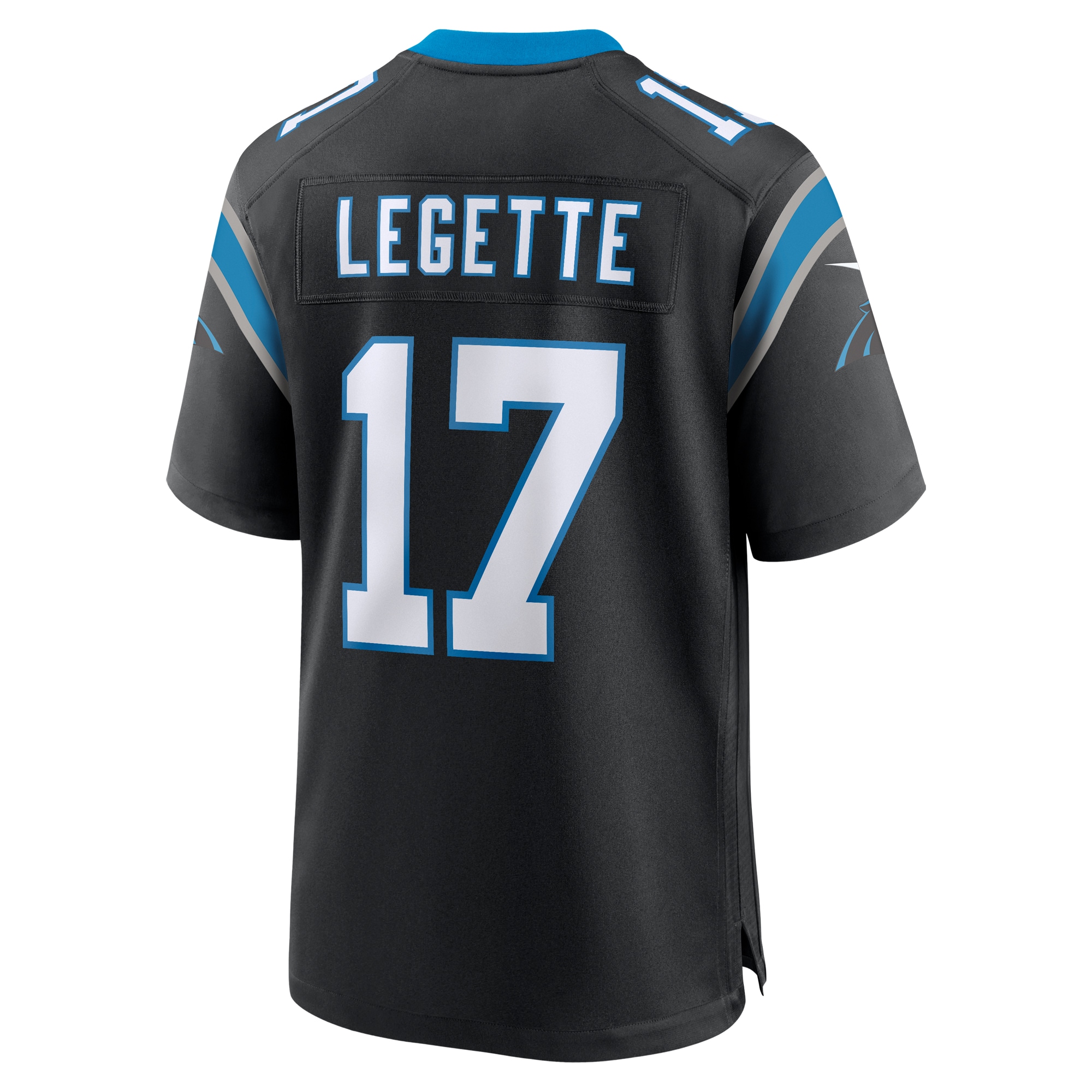 Men's Carolina Panthers Xavier Legette Black 2024 NFL First Round Pick Game Player Jersey