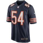 Men's Chicago Bears Brian Urlacher Navy Game Retired Player Jersey