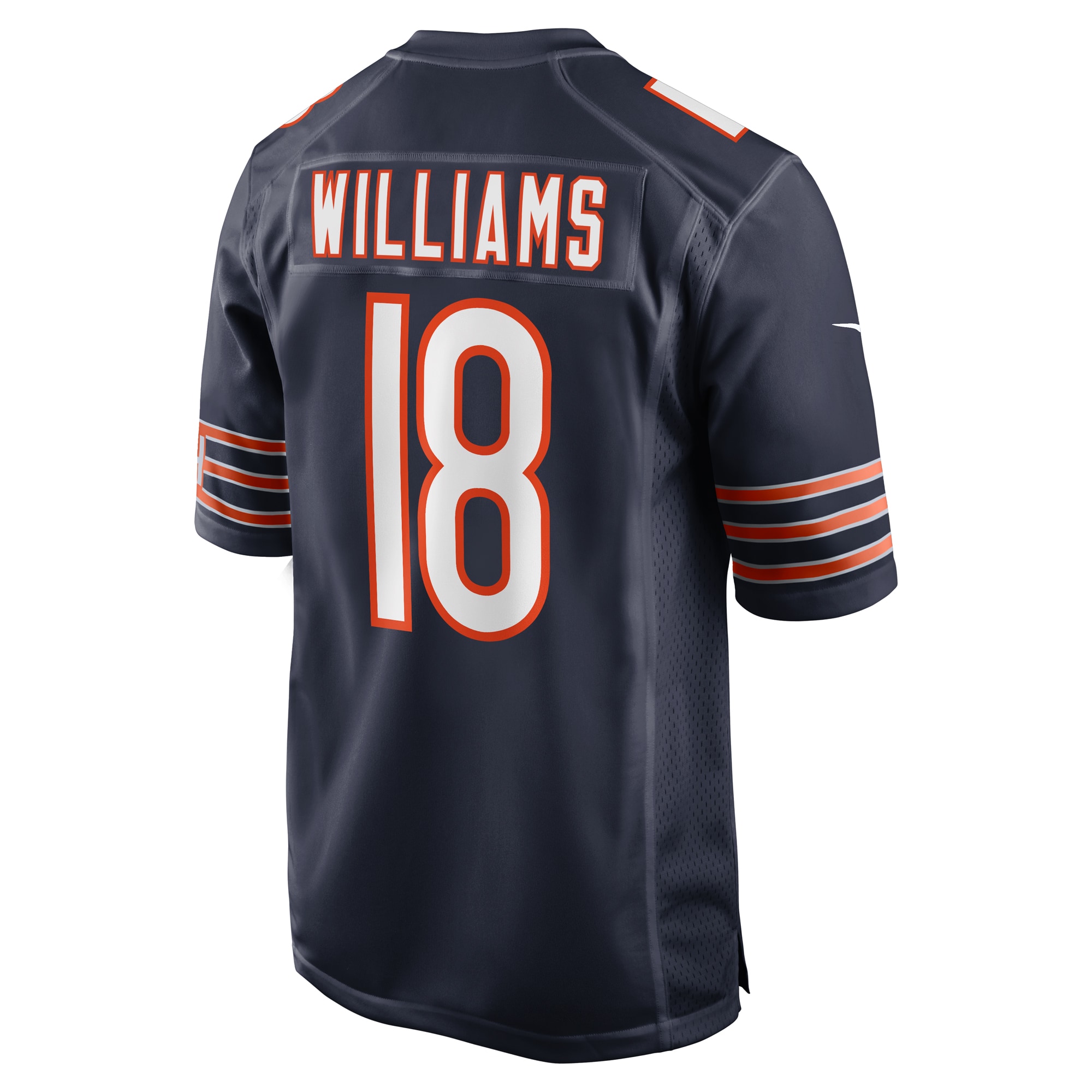 Men's Chicago Bears Caleb Williams Navy 2024 NFL Draft First Round Pick Player Game Jersey