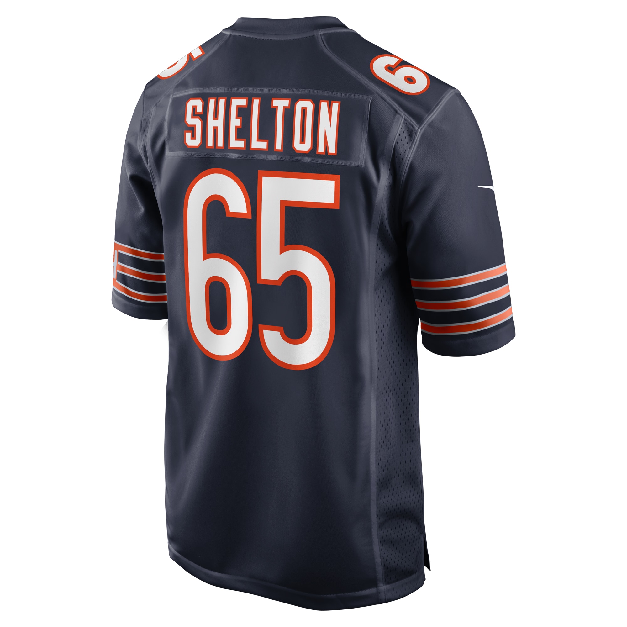 Men's Chicago Bears Coleman Shelton Navy Game Jersey