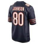 Men's Chicago Bears Collin Johnson Navy Game Jersey