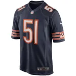 Men's Chicago Bears Dick Butkus Navy Game Retired Player Jersey