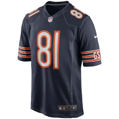 Men's Chicago Bears Doug Atkins Navy Game Retired Player Jersey 02
