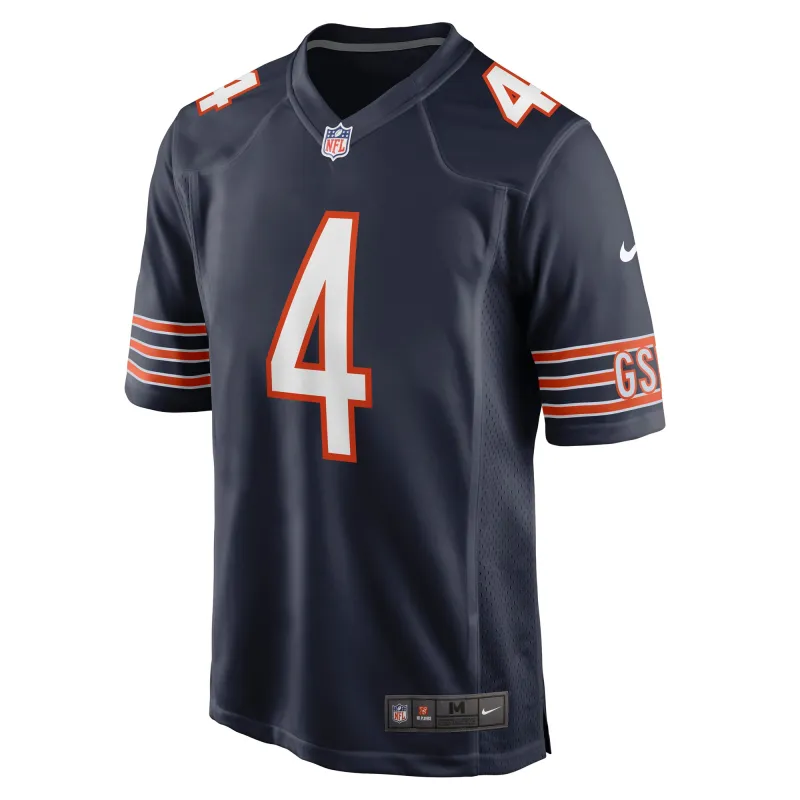 Men's Chicago Bears Eddie Jackson Navy Game Player Jersey