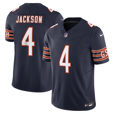 Men's Chicago Bears Eddie Jackson Navy Vapor F.U.S.E. Limited Jersey 01