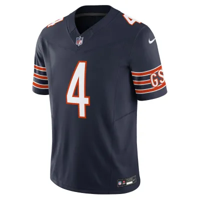 Men's Chicago Bears Eddie Jackson Navy Vapor F.U.S.E. Limited Jersey 02