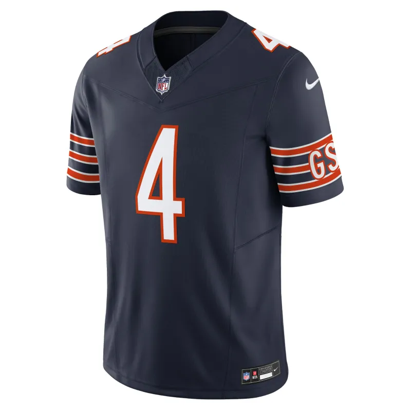 Men's Chicago Bears Eddie Jackson Navy Vapor F.U.S.E. Limited Jersey