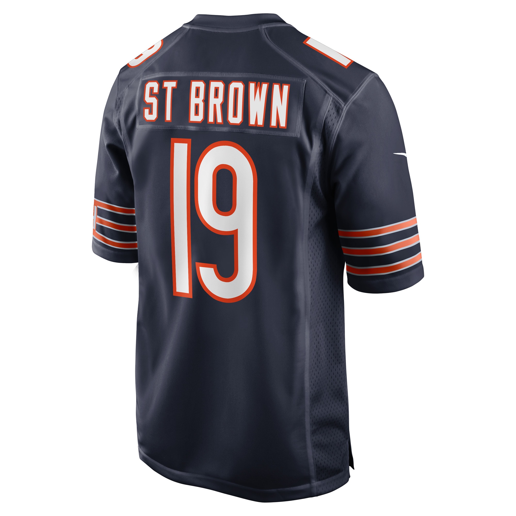 Men's Chicago Bears Equanimeous St. Brown Navy Game Player Jersey