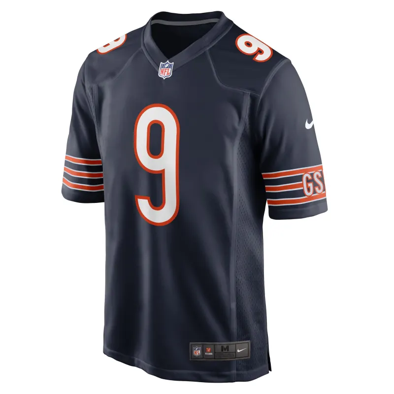 Men's Chicago Bears Jaquan Brisker Navy Game Player Jersey