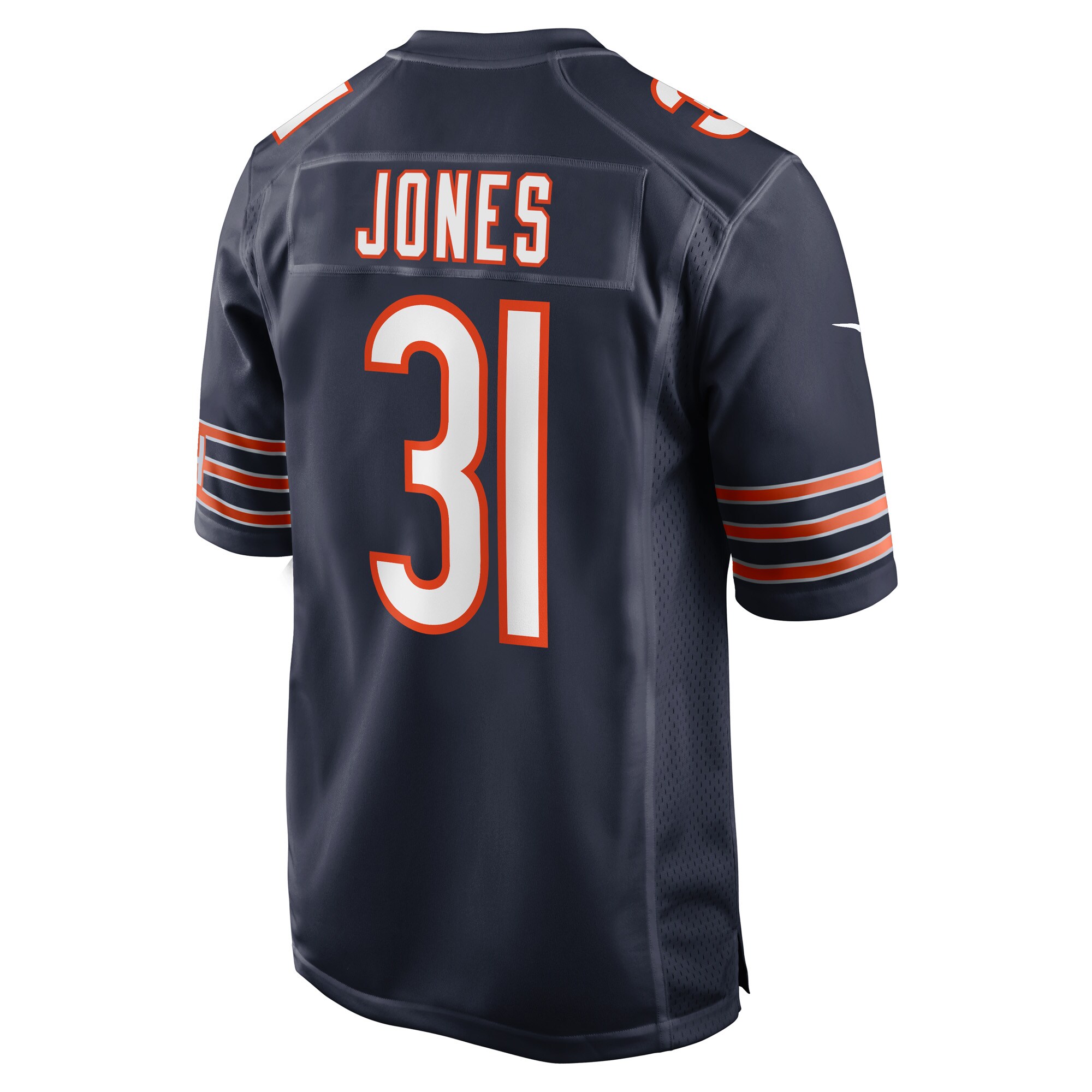 Men's Chicago Bears Jaylon Jones Navy Game Player Jersey