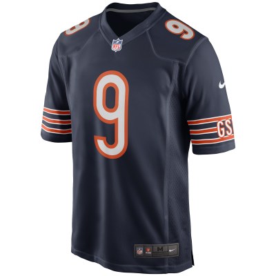 Men's Chicago Bears Jim McMahon Navy Game Retired Player Jersey 02