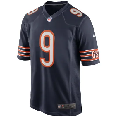 Men's Chicago Bears Jim McMahon Navy Game Retired Player Jersey 02