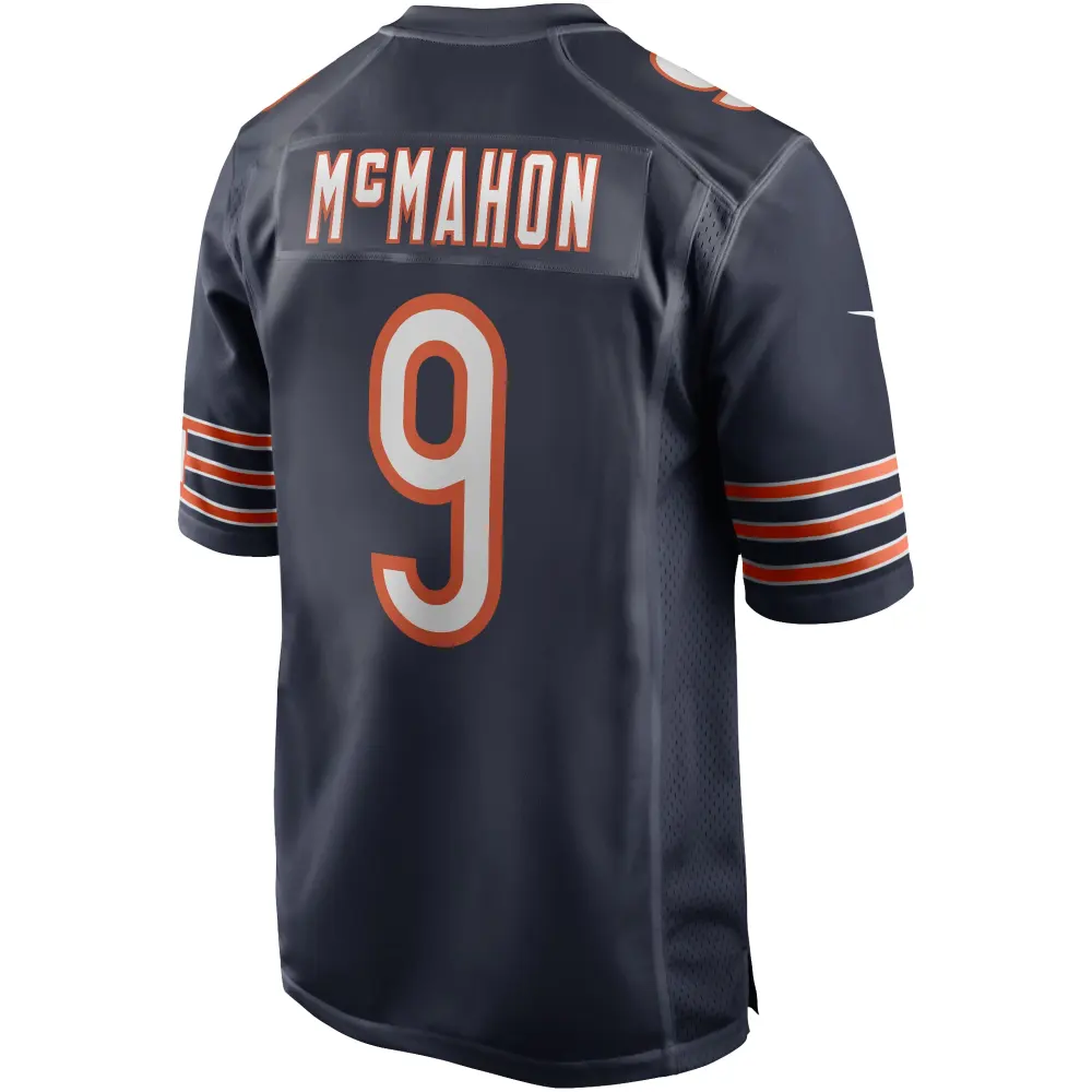 Men's Chicago Bears Jim McMahon Navy Game Retired Player Jersey