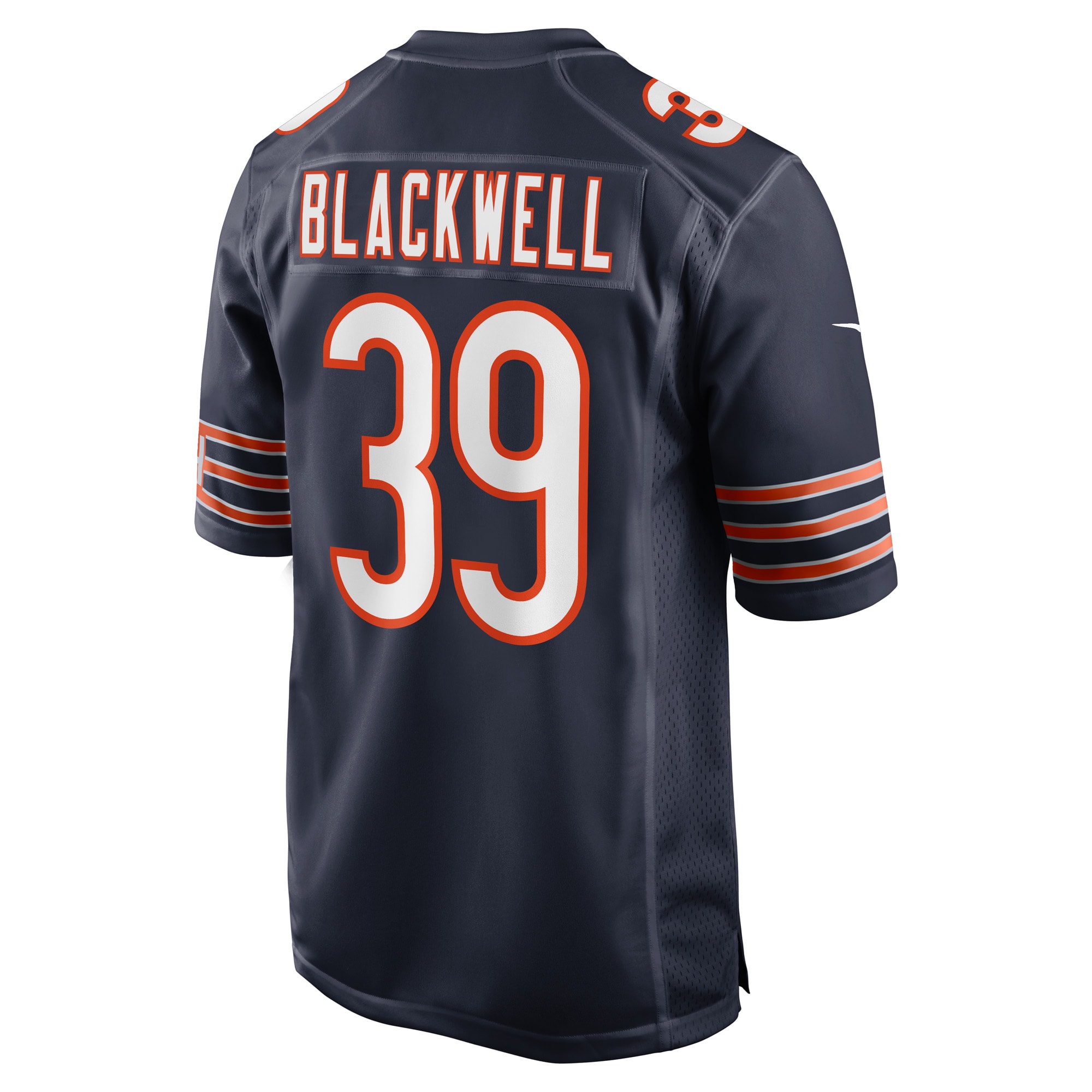 Men's Chicago Bears Josh Blackwell Navy Game Player Jersey