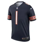 Men's Chicago Bears Justin Fields Navy Legend Jersey
