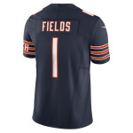 Men's Chicago Bears Justin Fields Navy Vapor F.U.S.E. Limited Jersey