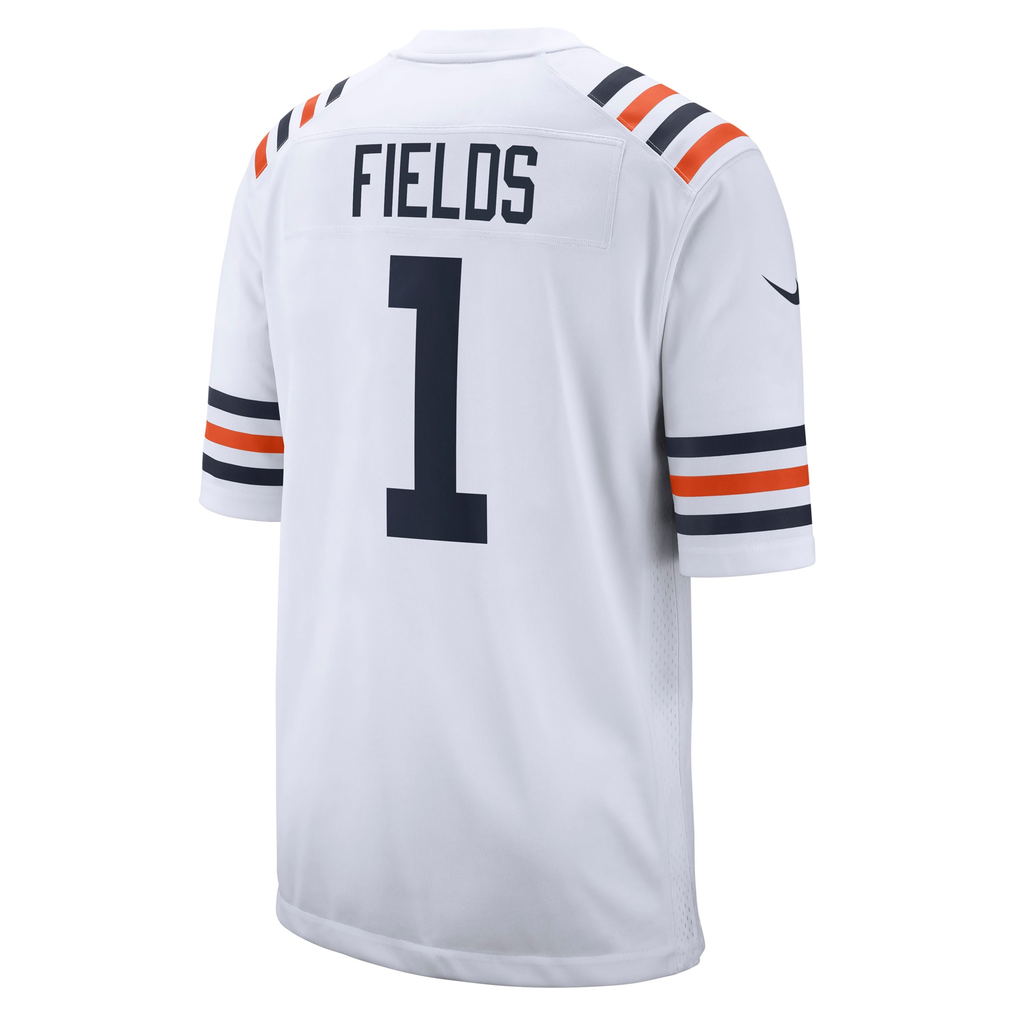 Men's Chicago Bears Justin Fields White 2021 NFL Draft First Round Pick Alternate Classic Game Jersey