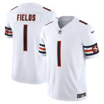 Men's Chicago Bears Justin Fields White Vapor F.U.S.E. Limited Jersey