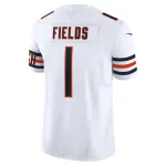 Men's Chicago Bears Justin Fields White Vapor F.U.S.E. Limited Jersey