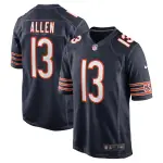 Men's Chicago Bears Keenan Allen Navy Game Jersey