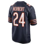 Men's Chicago Bears Khalil Herbert Navy Game Jersey