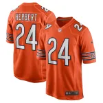 Men's Chicago Bears Khalil Herbert Orange Alternate Game Player Jersey