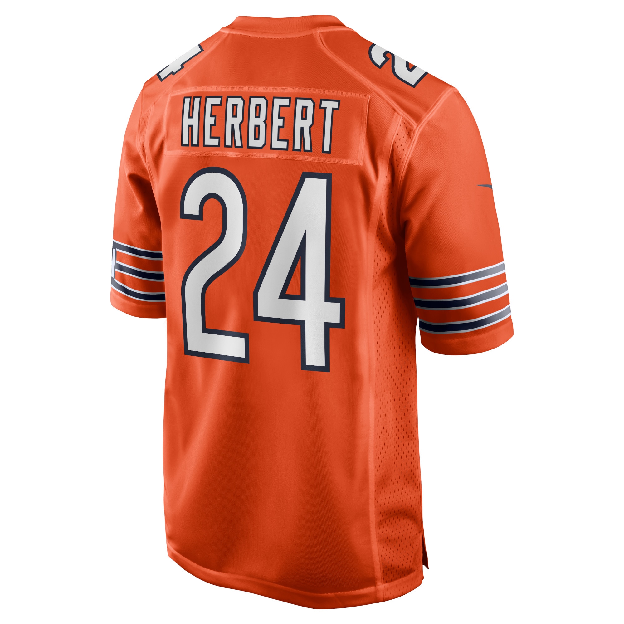 Men's Chicago Bears Khalil Herbert Orange Alternate Game Player Jersey