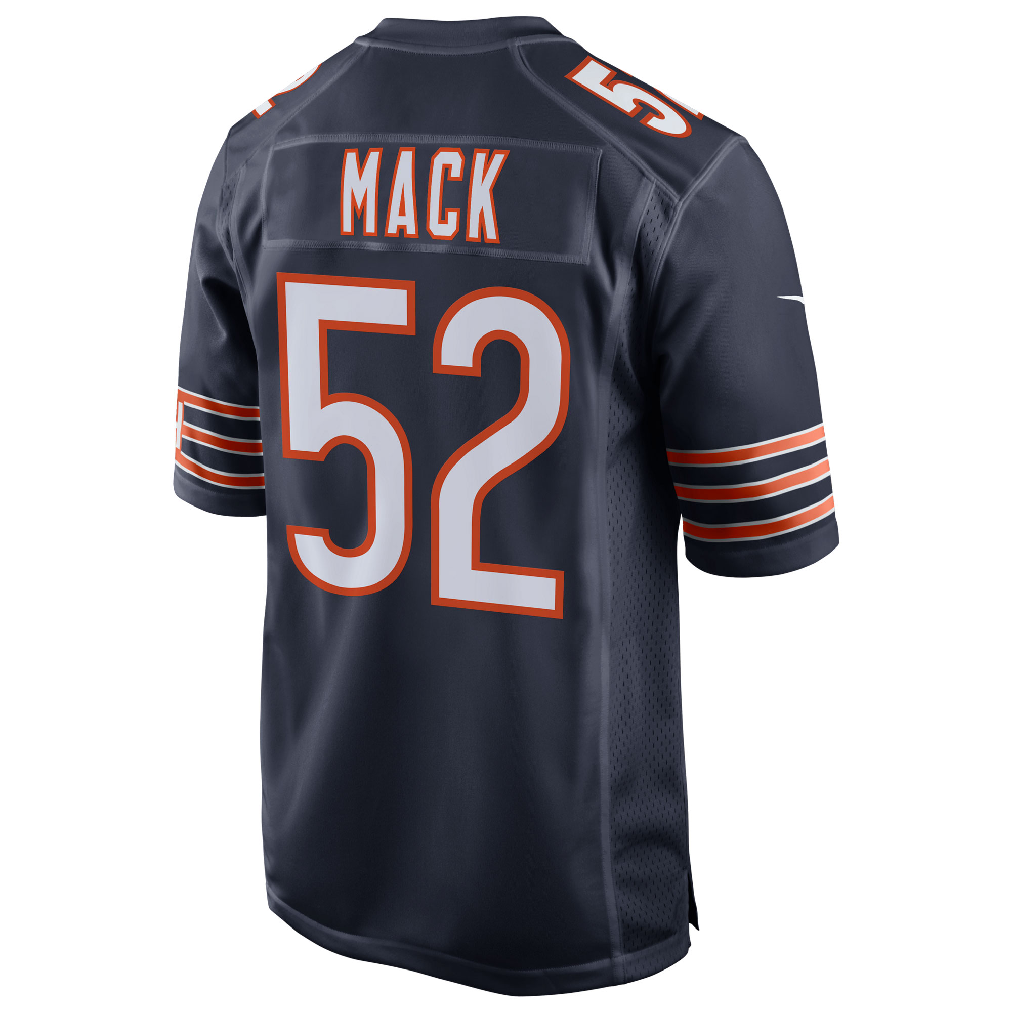 Men's Chicago Bears Khalil Mack Navy Game Player Jersey