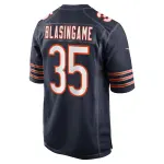 Men's Chicago Bears Khari Blasingame Navy Game Player Jersey