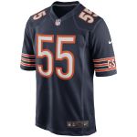 Men's Chicago Bears Lance Briggs Navy Game Retired Player Jersey