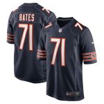 Men's Chicago Bears Ryan Bates Navy Game Jersey