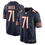 Men's Chicago Bears Ryan Bates Navy Game Jersey