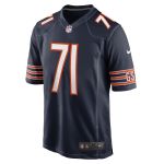 Men's Chicago Bears Ryan Bates Navy Game Jersey