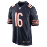 Men's Chicago Bears Trenton Gill Navy Game Player Jersey