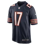 Men's Chicago Bears Tyson Bagent Navy Game Jersey