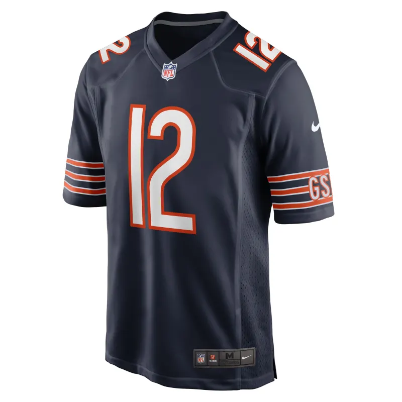 Men's Chicago Bears Velus Jones Jr. Navy Game Player Jersey