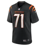 Men's Cincinnati Bengals Amarius Mims Black 2024 NFL Draft First Round Pick Player Game Jersey