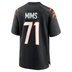 Men's Cincinnati Bengals Amarius Mims Black 2024 NFL Draft First Round Pick Player Game Jersey