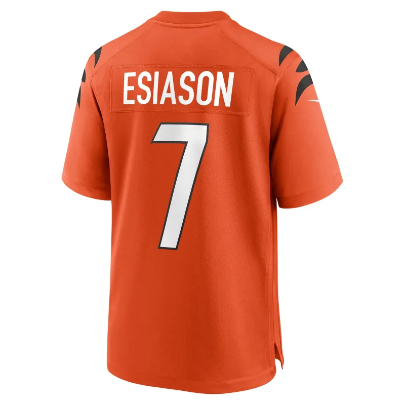 Men's Cincinnati Bengals Boomer Esiason Orange Retired Player Alternate Game Jersey