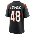Men's Cincinnati Bengals Cal Adomitis Black Game Player Jersey