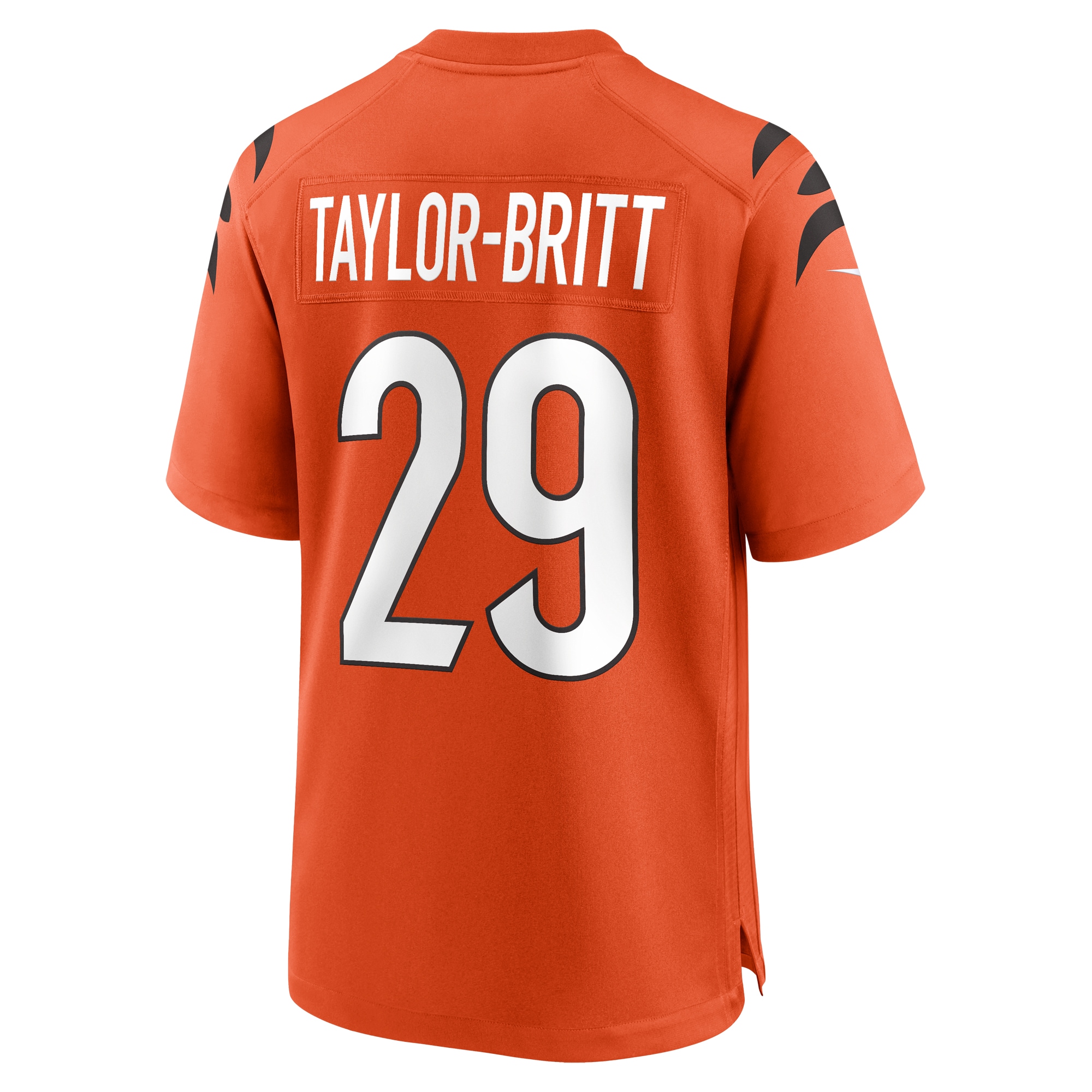 Men's Cincinnati Bengals Cam Taylor-Britt Orange Alternate Game Jersey