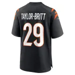 Men's Cincinnati Bengals Cam Taylor-Britt Black Game Player Jersey