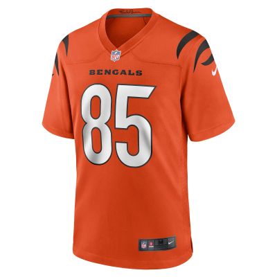 Men's Cincinnati Bengals Chad Johnson Orange Retired Player Alternate Game Jersey 02
