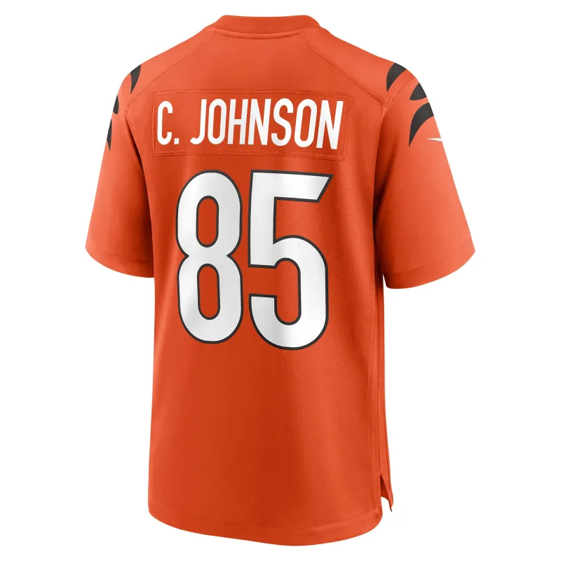Men's Cincinnati Bengals Chad Johnson Orange Retired Player Alternate Game Jersey