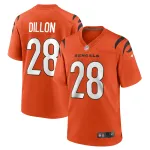 Men's Cincinnati Bengals Corey Dillon Orange Retired Player Alternate Game Jersey