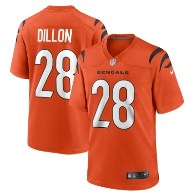 Men's Cincinnati Bengals Corey Dillon Orange Retired Player Alternate Game Jersey 01