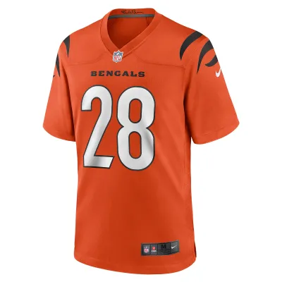Men's Cincinnati Bengals Corey Dillon Orange Retired Player Alternate Game Jersey 02