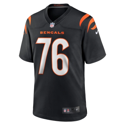 Men's Cincinnati Bengals Devin Cochran Black Game Player Jersey 02